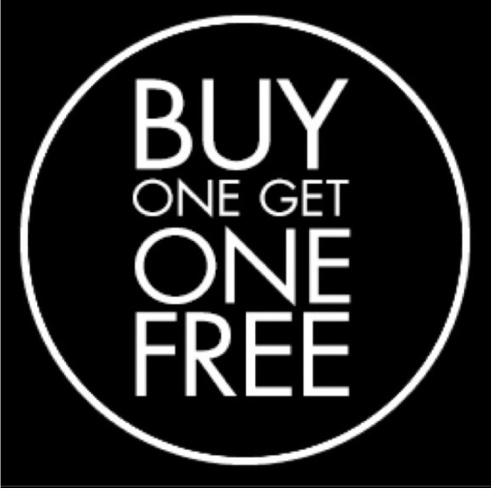 BUY ONE GET ONE FREE